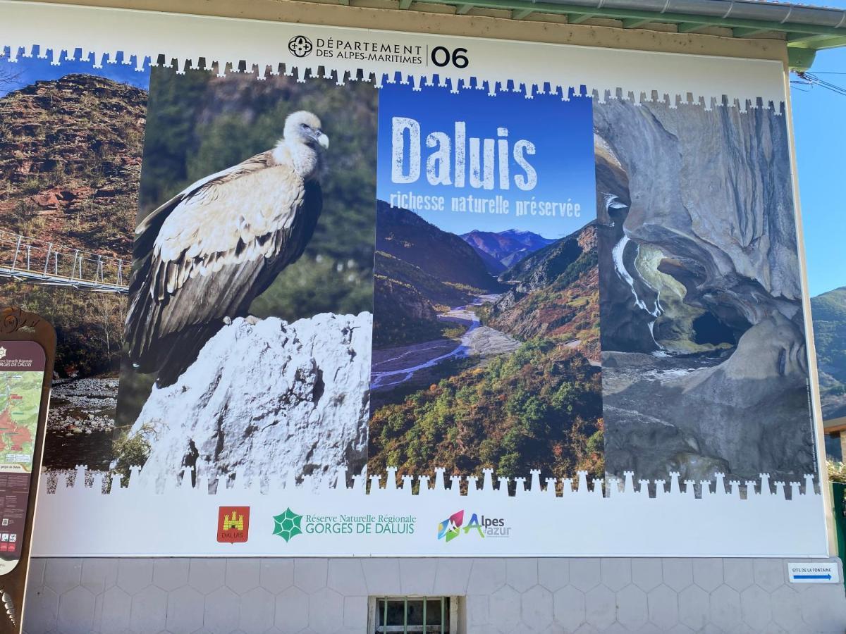Gite De La Fontaine Gorges De Daluis Bagian luar foto
